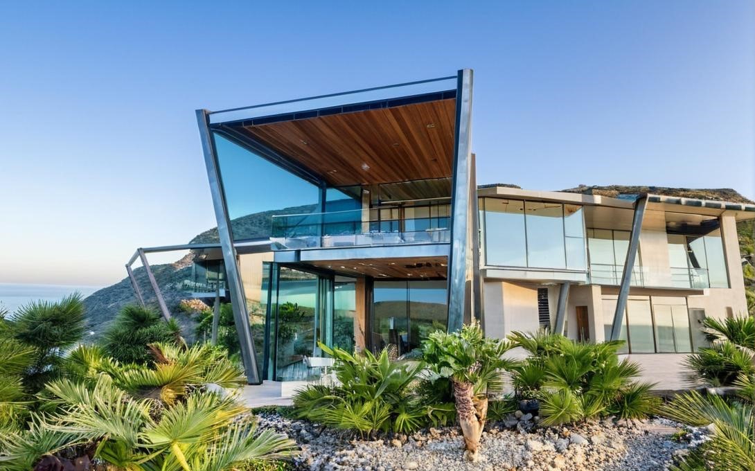 Vista lateral Casa Roca