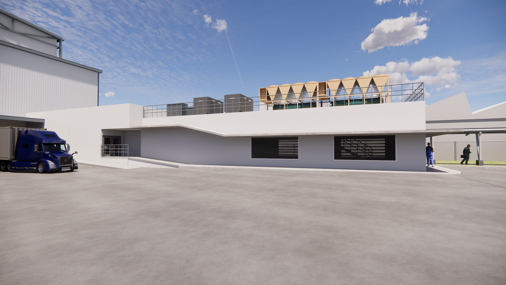 Área de oficinas del proyecto