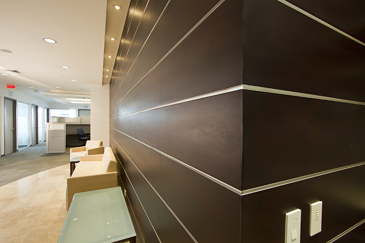 Vista del área de trabajo de Oficinas BID